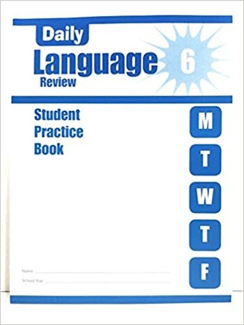 Daily Language Review Grade 6 Student Book